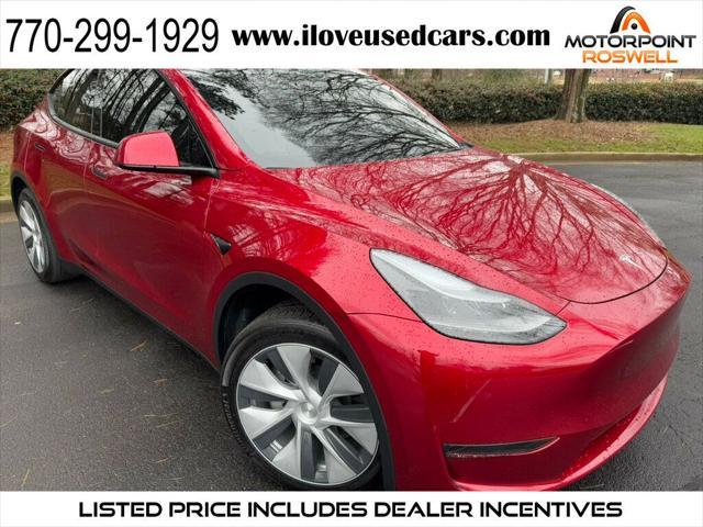 used 2024 Tesla Model Y car, priced at $36,999