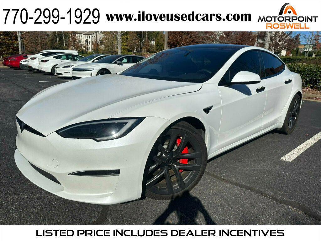 used 2023 Tesla Model S car, priced at $59,999