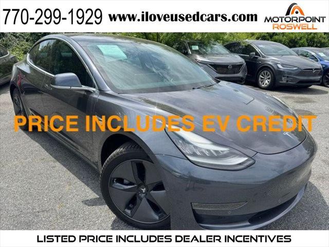 used 2020 Tesla Model 3 car, priced at $19,399