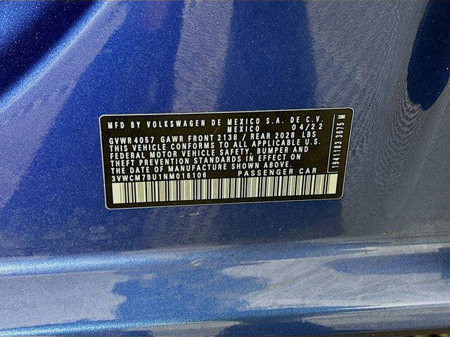 used 2022 Volkswagen Jetta car, priced at $16,397