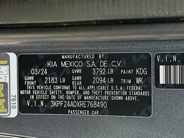 used 2024 Kia Forte car, priced at $17,597