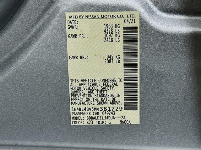 used 2021 Nissan Altima car, priced at $18,597