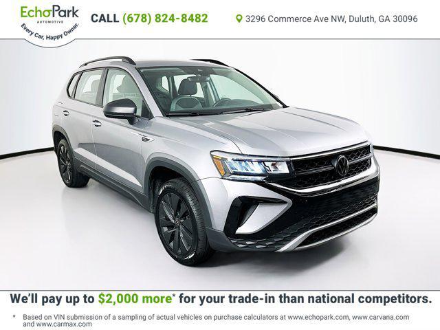 used 2024 Volkswagen Taos car, priced at $18,497