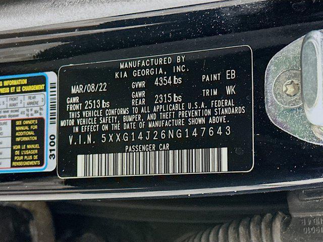 used 2022 Kia K5 car, priced at $15,497