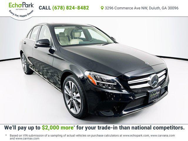 used 2021 Mercedes-Benz C-Class car, priced at $26,997