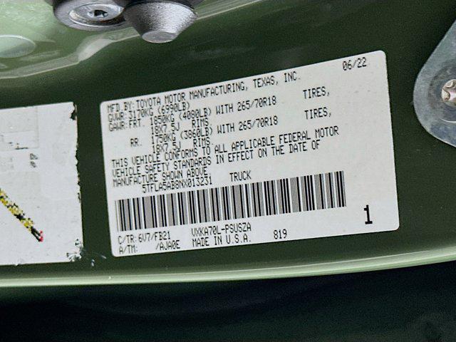 used 2022 Toyota Tundra car, priced at $36,797