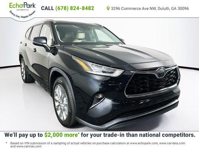 used 2020 Toyota Highlander car, priced at $27,299