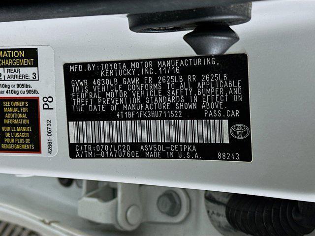 used 2017 Toyota Camry car, priced at $17,796