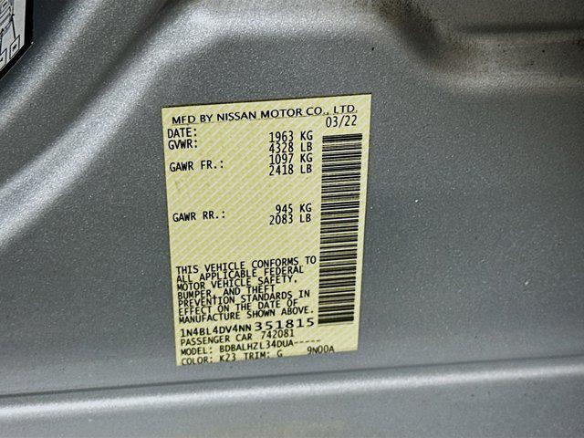 used 2022 Nissan Altima car, priced at $12,899