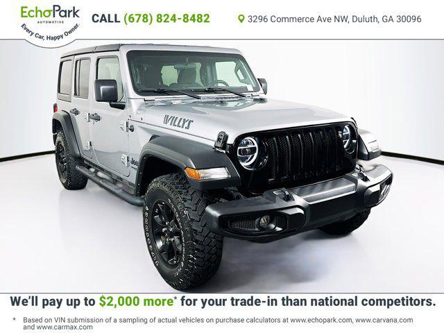 used 2021 Jeep Wrangler car, priced at $31,297