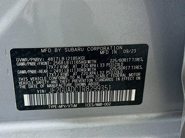 used 2024 Subaru Crosstrek car, priced at $26,797