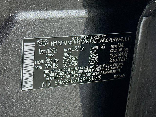 used 2023 Hyundai Santa Fe car, priced at $24,997