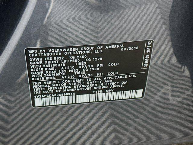 used 2018 Volkswagen Atlas car, priced at $11,896