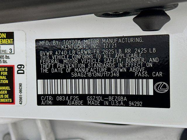 used 2022 Lexus ES 350 car, priced at $39,297