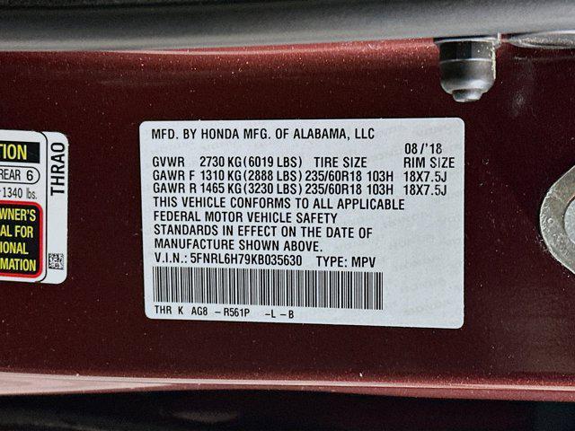 used 2019 Honda Odyssey car, priced at $22,197