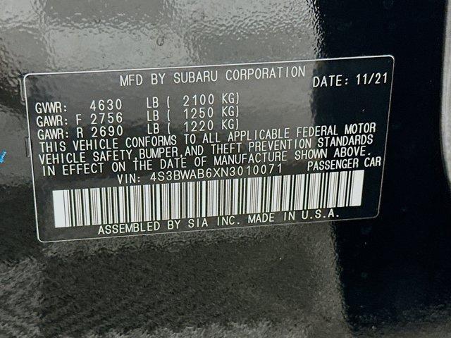 used 2022 Subaru Legacy car, priced at $20,499