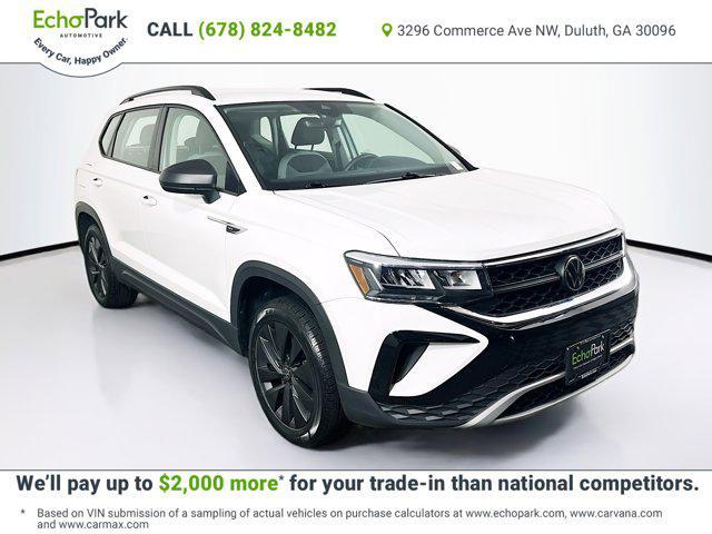 used 2024 Volkswagen Taos car, priced at $19,497