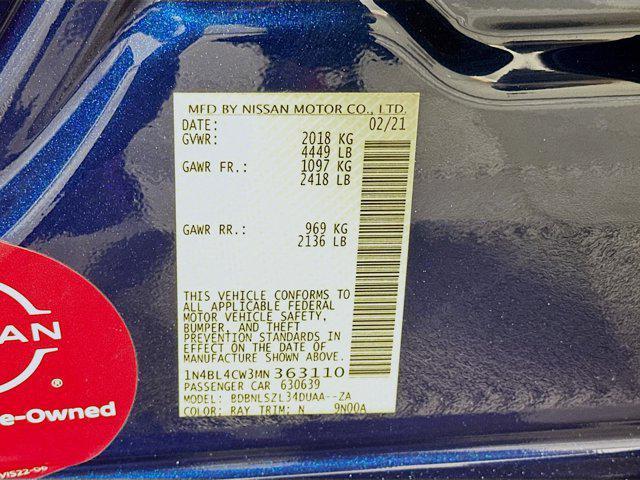 used 2021 Nissan Altima car, priced at $18,797