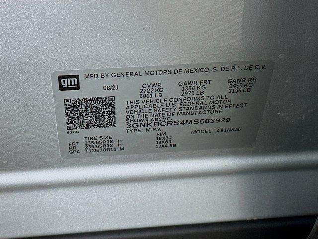 used 2021 Chevrolet Blazer car, priced at $22,897