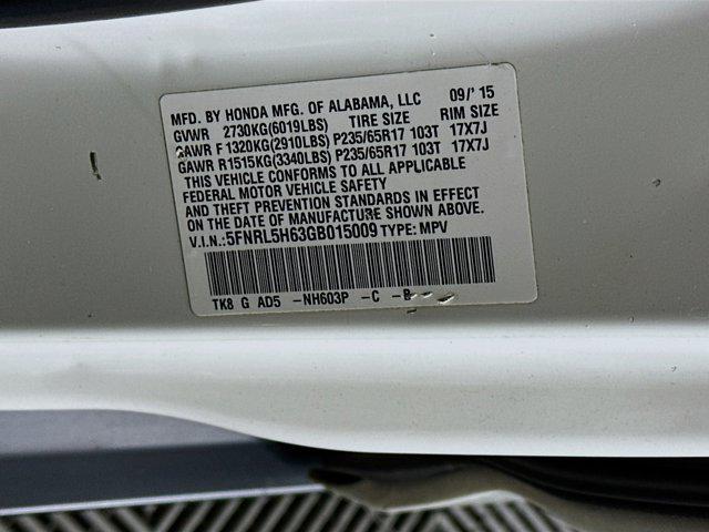 used 2016 Honda Odyssey car, priced at $12,996