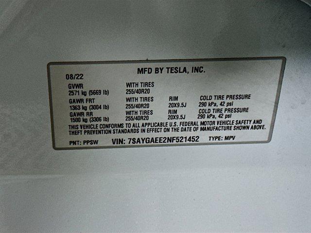used 2022 Tesla Model Y car, priced at $29,399