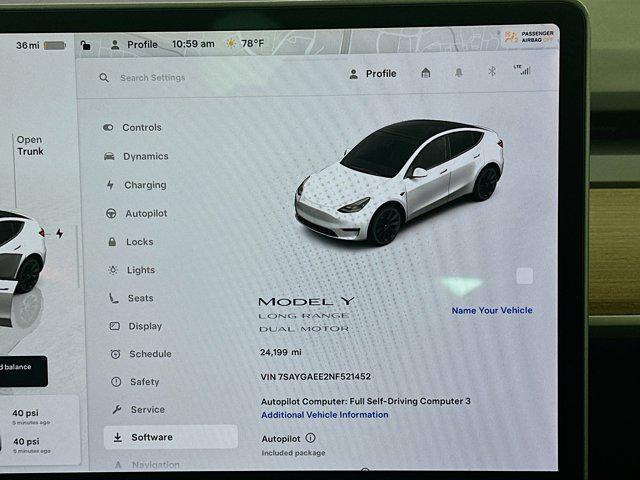 used 2022 Tesla Model Y car, priced at $29,399