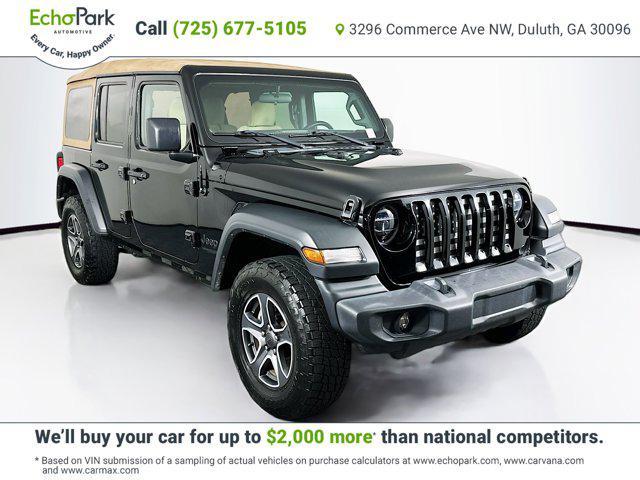 used 2020 Jeep Wrangler Unlimited car, priced at $24,587