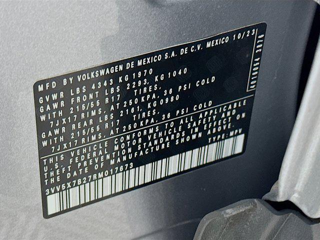 used 2024 Volkswagen Taos car, priced at $18,697