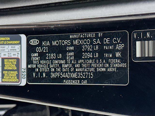 used 2021 Kia Forte car, priced at $14,987