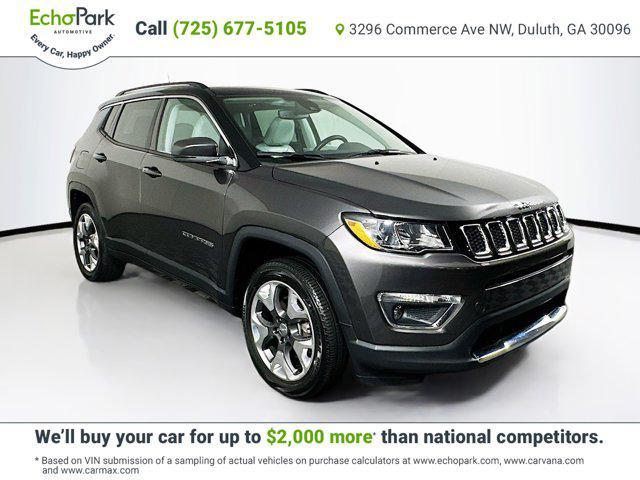 used 2021 Jeep Compass car, priced at $22,198