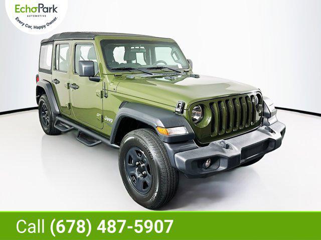 used 2020 Jeep Wrangler Unlimited car, priced at $28,296