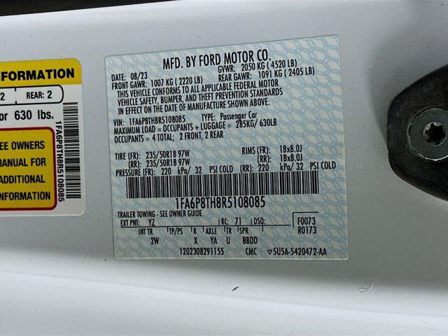 used 2024 Ford Mustang car, priced at $25,187