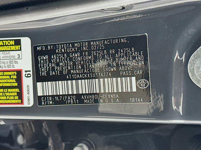 used 2025 Toyota Camry car, priced at $26,297