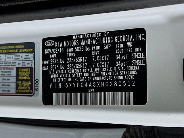 used 2017 Kia Sorento car, priced at $11,797