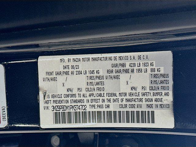 used 2023 Mazda Mazda3 car, priced at $24,197