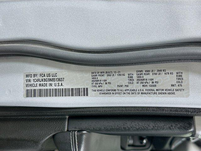 used 2022 Jeep Grand Cherokee L car, priced at $30,997
