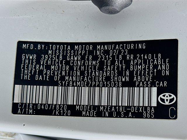 used 2023 Toyota Corolla car, priced at $19,397