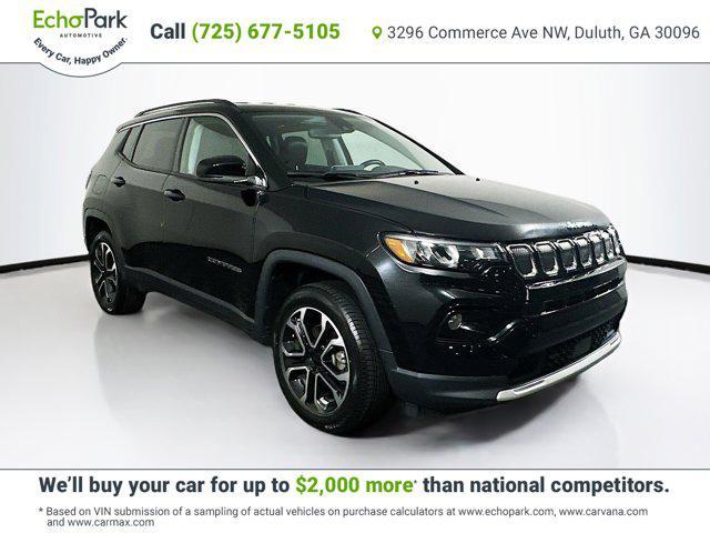 used 2022 Jeep Compass car, priced at $19,998