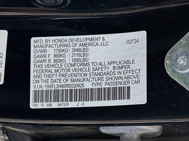 used 2024 Honda Civic car, priced at $23,997