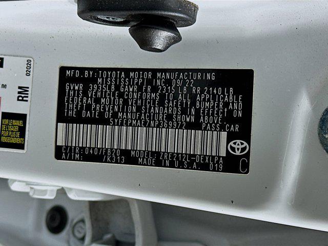 used 2022 Toyota Corolla car, priced at $19,697