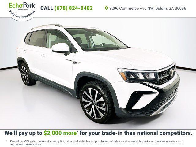 used 2024 Volkswagen Taos car, priced at $20,197