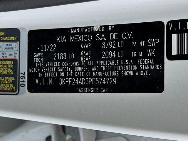 used 2023 Kia Forte car, priced at $16,297