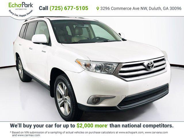 used 2012 Toyota Highlander car, priced at $12,998