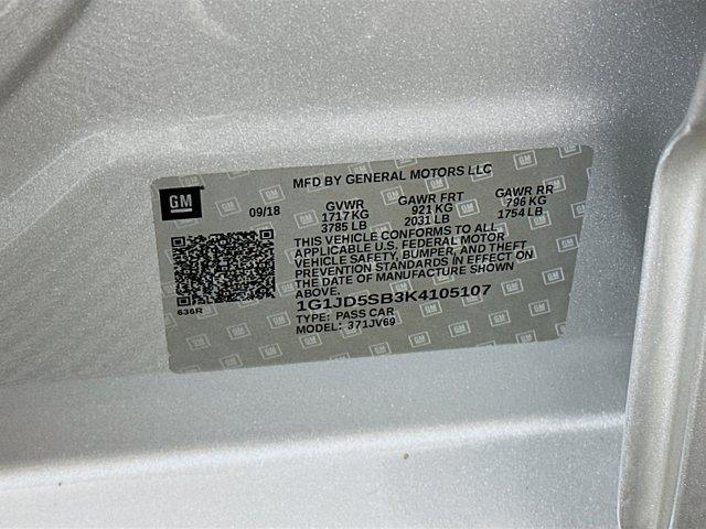 used 2019 Chevrolet Sonic car, priced at $8,697