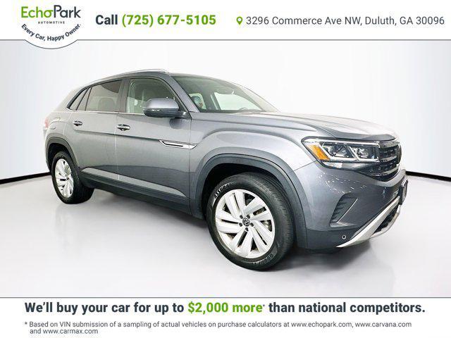 used 2021 Volkswagen Atlas Cross Sport car, priced at $25,798