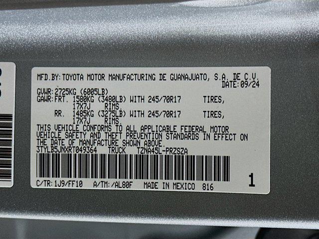 used 2024 Toyota Tacoma car, priced at $39,947