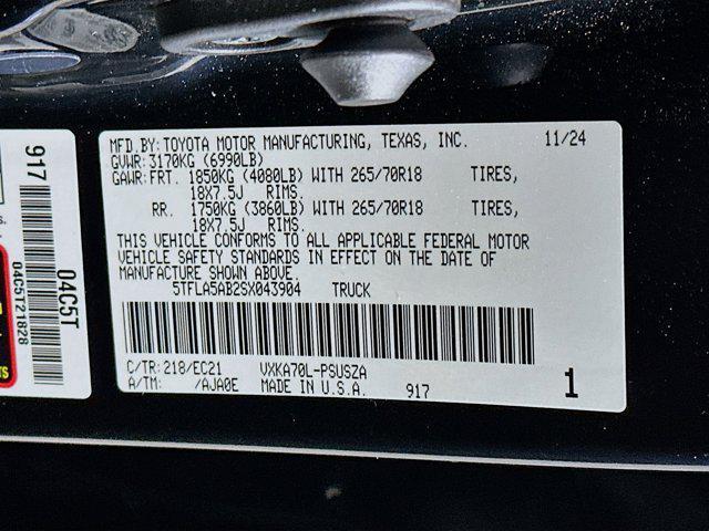 used 2025 Toyota Tundra car, priced at $41,996