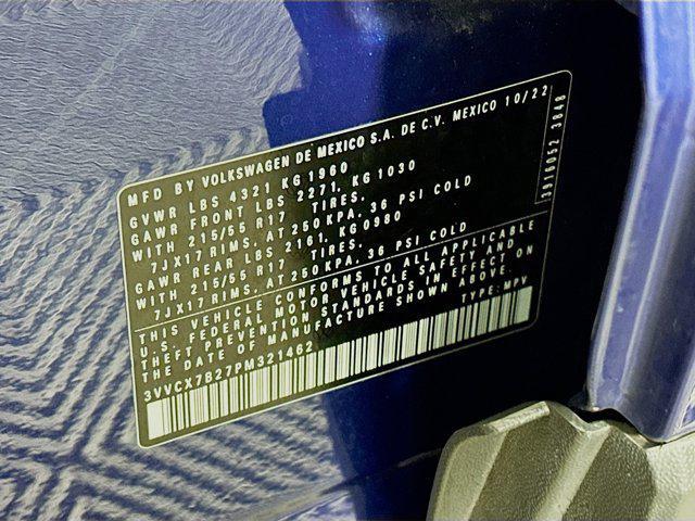 used 2023 Volkswagen Taos car, priced at $18,396