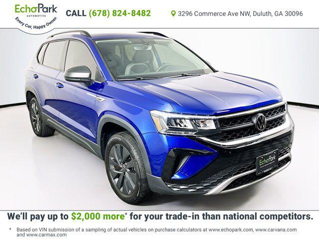 used 2023 Volkswagen Taos car, priced at $18,396