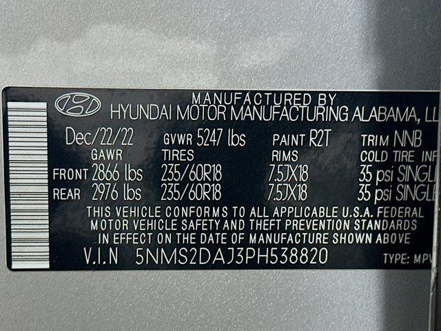 used 2023 Hyundai Santa Fe car, priced at $24,249